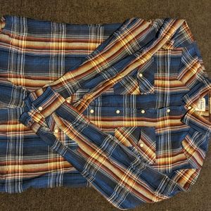Plaid slim fitted shirt